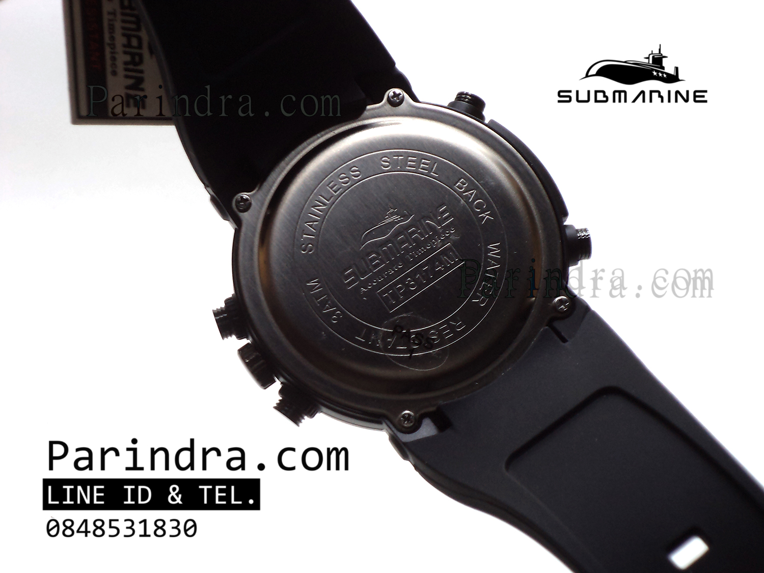นาฬิกา US submarine 3 Analog รุ่น TP3174M สีดำล้วน