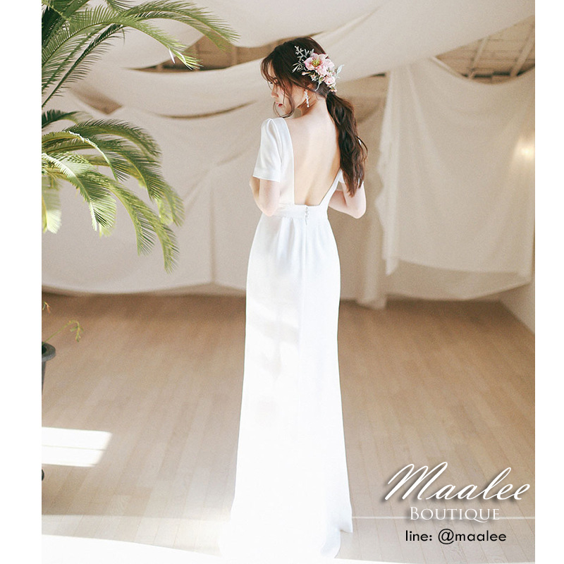 Pro-order ชุดเช่า ชุดแต่งงาน มินิมอล ชุดหมั้น