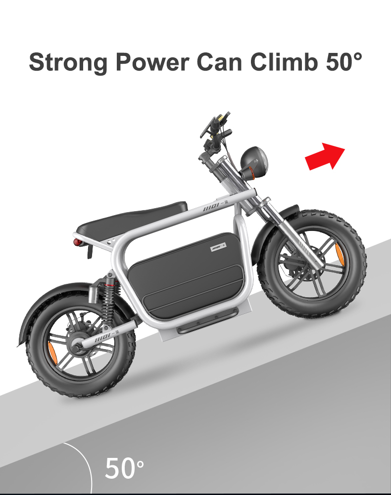 YIDI D60 fat tires big wheel electric SCOOTER ล้อ 20นิ้ว 5สปีด วิ่งได้ 60-70กม.