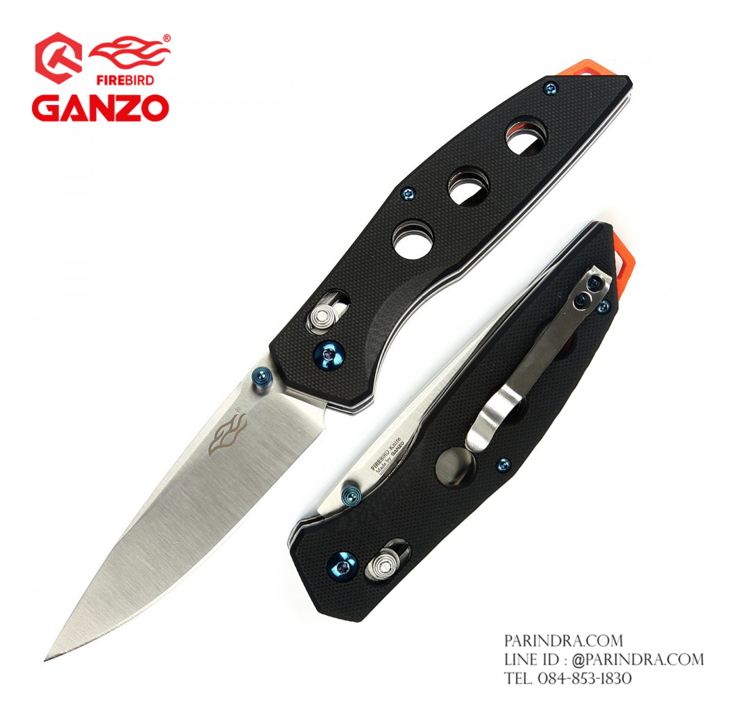 มีดพับ Ganzo & Firebird รุ่น FB7621-BK ของแท้ 100%