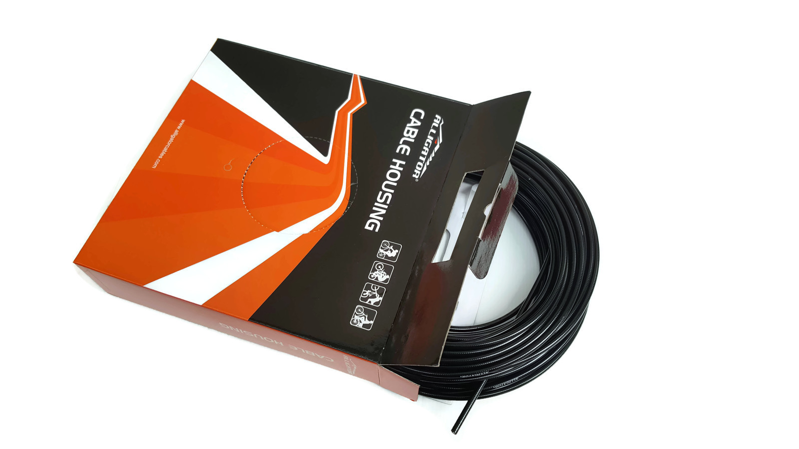 "ALLIGRATOR" ปลอกนอกสายเบลค 5MM, 30เมตร, สีดำ,LY-22030