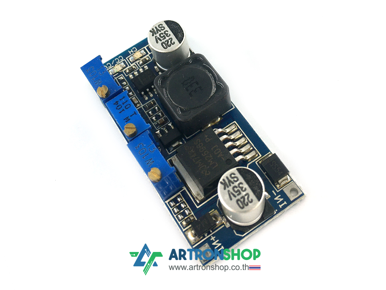 LM2596 LED Driver โมดูลขับหลอดแอลอีดี DC-DC Step-down Adjustable CC/CV