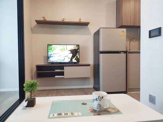 ให้เช่าคอนโด เคฟ ทาวน์ รังสิต-ม.กรุงเทพ ชั้น 3 ห้อง 24.37 ตรม.เฟอร์ครบ มีเครื่องซักผ้า