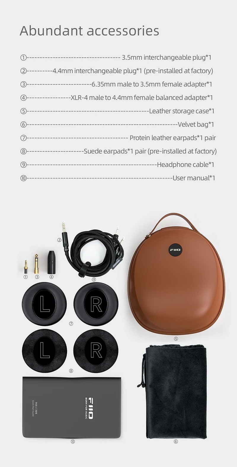 FiiO FT5 หูฟัง Headphones ไดรเวอร์ Planar 90 mm รองรับ Hi-Res ประกันศูนย์ไทย