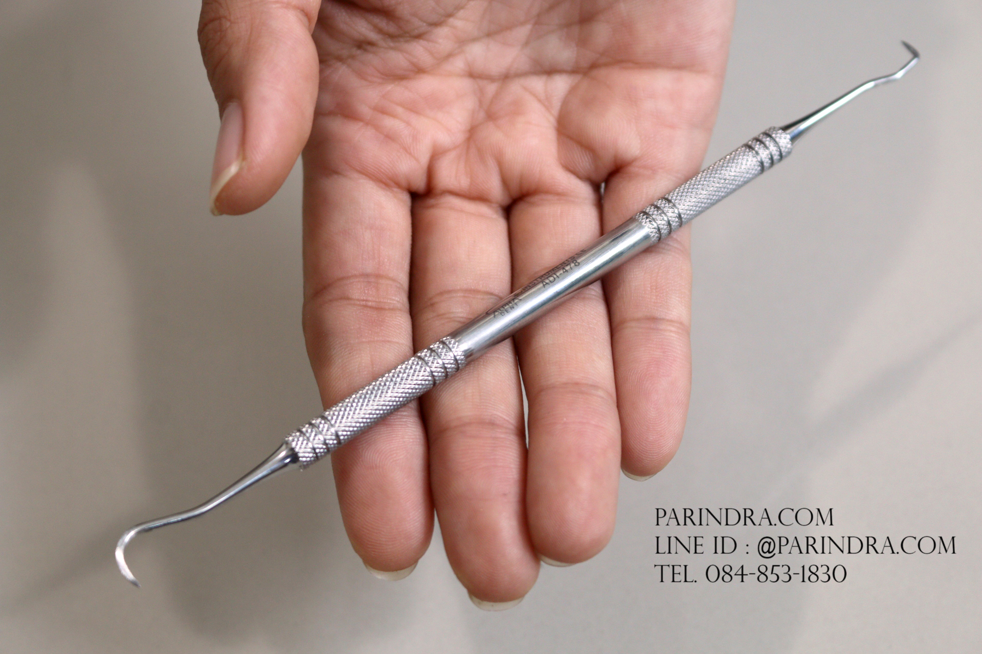 อุปกรณ์ทันตกรรม ที่ขูดหินปูน ALPHA DENT SICKLE SCALER No.16 (ใช้ดีมาก)