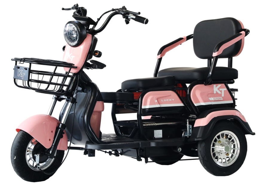 รถสกู๊ตเตอร์สามล้อไฟฟ้า KT รุ่น KT-601 ขนาดมอเตอร์ 600 วัตต์ แบตเตอรี่ 48V/20AH รุ่นใหม่ล่าสุด!!