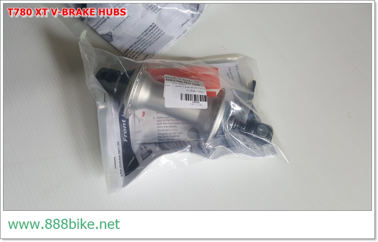 ดุมวีเบรค ดุมหลัง V-Brake XT, FH-T780, 8/9/10-SPD, 36H, สีดำ, มีกล่อง (Malay)