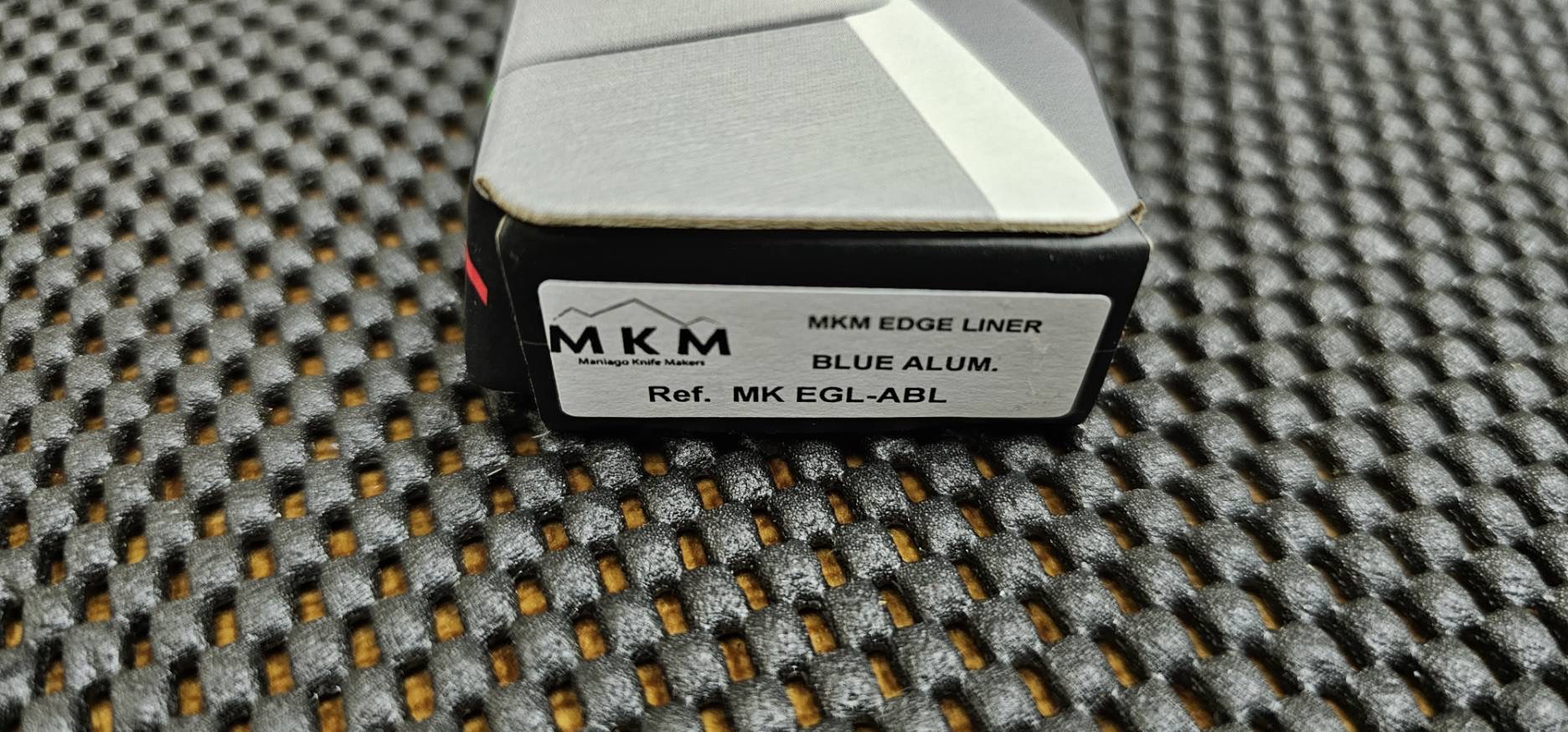 MKM Edge Liner Lock Knife Blue Aluminum (2.9" Satin) EGL-ABL