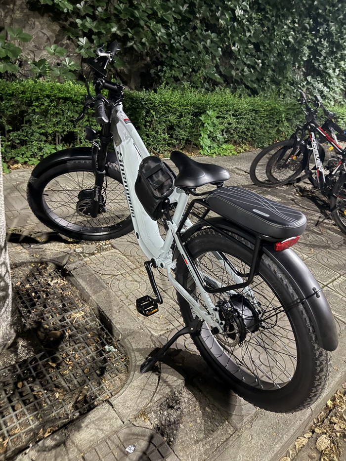 SanMilo S600 จักรยานไฟฟ้ามอเตอร์คู่ 2000W – แบตซัมซุง 48V 17.5Ah ยางหนา 26x3.0 ลุยหิมะ ชายหาด ภูเขา | เริ่มต้น 39,900 บาท