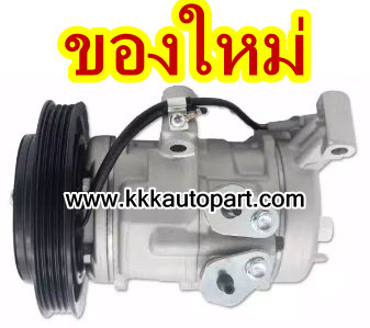 คอมแอร์ โตโยต้า ยารีส / วีออส ปี 2013 YARIS / VIOS , 130 mm. 4 pk 12v. ( ของใหม่ ประกัน 3 เดือน)แบรนด์ STAL
