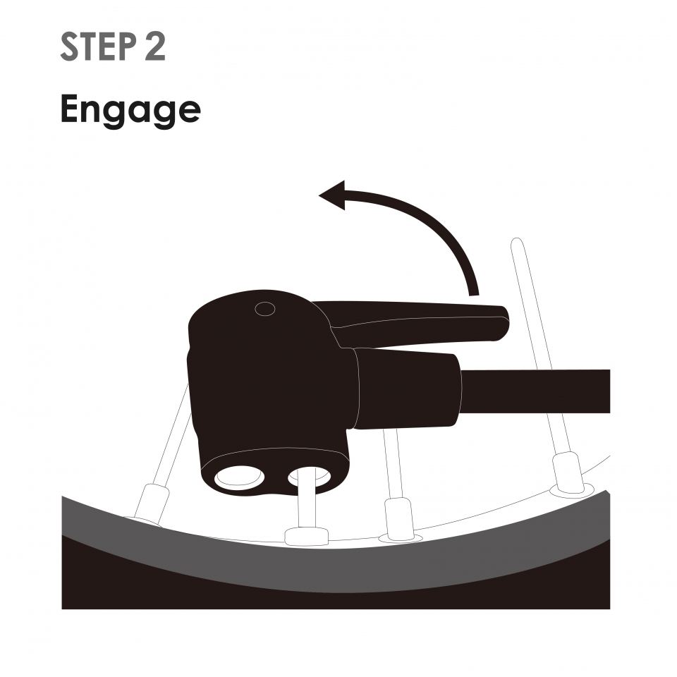 สูบตั้งพื้น BETO 26" ALLOY FLOOR PUMP W/GAUAGE สีแดง หัวแบบใหม่ AH4 ,CMP-135SGS