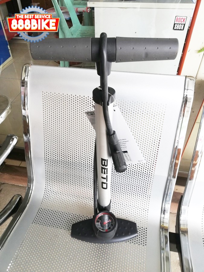 สูบตั้งพื้นอลูมิเนียม BETO CMP-069 ด้ามด้ามอลู สูบได้ทั้ง Presta และ SChrader