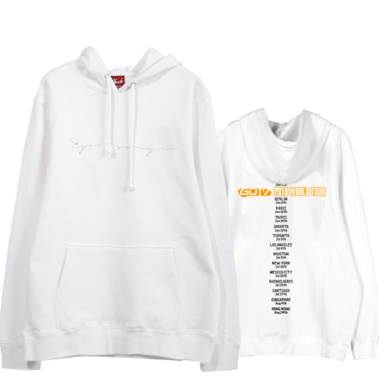 เสื้อฮู้ด (Hoodie) GOT7 2018 WORLD TOUR EYES ON YOU