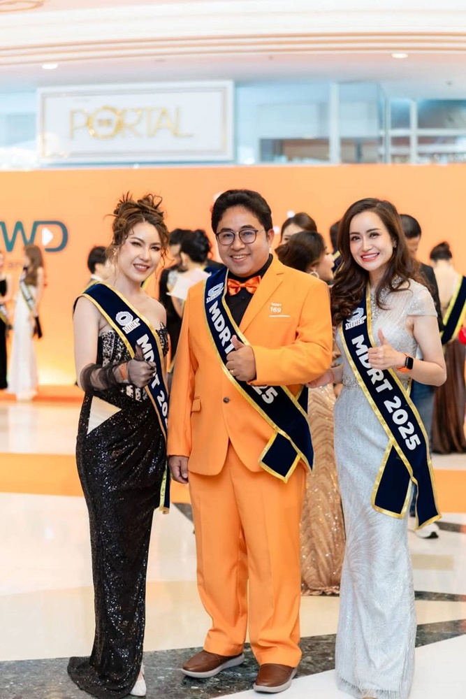 พร้อมเช่า ชุดสูทชาย สีส้ม สไตล์เกาหลี (ไม่มีเสื้อกั๊ก)