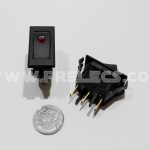 Rocker Switch กลาง 3ขา มีไฟจุด 220V