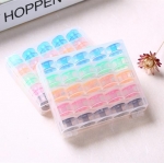 กระสวยคละสี บรรจุกล่อง