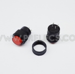 Push button switch กดติดกดดับ มีไฟ 3V สีแดง