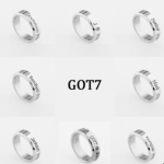 แหวนสลักชื่อ #GOT7 (ระบุชื่อศิลปินที่ช่องหมายเหตุ)