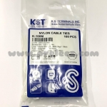 Cable Tie ยี่ห้อ KST (TAIWAN) 4นิ้ว สีขาว