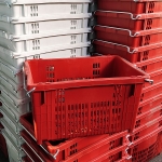 ตะกร้าผลไม้หูเหล็ก ลังผลไม้ 25 กิโล ขายส่งเริ่มต้น 140 บาท(20ใบ+) ขนาด38x59x33 เบอร์ 427