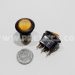 Rocker Switch กลม 3ขา มีไฟ 12V