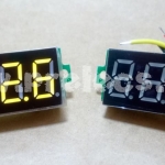 Volt Meter DC 0.36" สีเหลือง