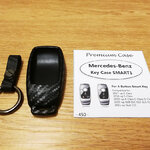 เคสกุญแจ Mercedes Benz ลายเคฟล่า สำหรับรถเบนซ์ปัจจุบันที่ใช้ Smart Key เคสคุณภาพแบรน Premium Case รุ่น Key Case SMART1