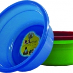 กะละมัง เบอร์ 30 สีสวย / สีใส ขนาด 23.7 x 9.6 cm. ราคาโหล ละ 135 บาท จำนวน มัดละ 24 โหล