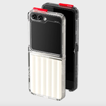 PRE. เคสมือถือ SLBS Galaxy Z Flip5 SLBS (สีขาว แท็กแดง) นำเข้าเกาหลี 14-25 วัน