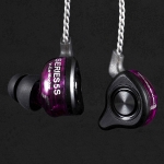 หูฟัง Tfz Series5s Inear 2Chamber Drivers แบบคล้องหู เสียงระดับออดิโอไฟล์ สายแบบชุบเงิน รูปทรง Custom