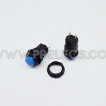 Push button switch กดติดปล่อยดับ สีน้ำเงิน