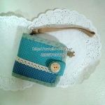 กระเป๋าสตางค์ใบสั้น มีสายคล้องมือให้ค่ะ- สินค้าสั่งทำ ส่งฟรี