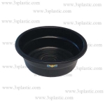 กะละมัง เบอร์ 43 สีดำ ขนาด 39.5 x 13.5 cm. ราคาโหล ละ 200 บาท จำนวน มัดละ 5 โหล