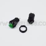 Push button switch กดติดปล่อยดับ สีเขียว