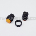 Push button switch กดติดกดดับ มีไฟ 3V สีเหลือง