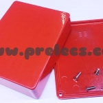 กล่องอลูมิเนียม 1590BB สีแดง