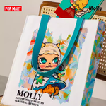 PRE. กระเป๋าผ้าสีขาว POPMART MOLLY ของแท้ 100% (นำเข้า 14-25 วัน )