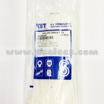 Cable Tie ยี่ห้อ KST (TAIWAN) 10นิ้ว สีขาว