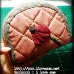 กระเป๋าเหรียญผ้าทอญี่ปุ่นแบบสองซิป - สั่งทำ เปลี่ยนสีได้