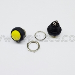 Push button switch กดติดปล่อยดับ สีเหลือง