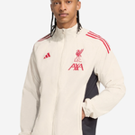 เสื้อแจ็คเก็ตลิเวอร์พูลอาดิดาส 25/26 Domestic Training สีขาวของแท้