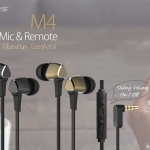 Jabees M4 หูฟัง Inear มีไมค์และปุ่มเลื่อนเสียง เสียงใส ฟังสบาย เน้นรายละเอียดเสียงระยิบระยับ