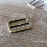 ตัวปรับสายกระเป๋า ขนาด 3.2 cm สีทองเหลือง
