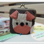 กระเป๋าปิ๊กแป๊กน้องปั๊ก ใส่เหรียญ สีช็อกโกแล็ต Pre Order