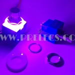 3PDT Foot Switch 9ขา มีไฟ สีแดง-ฟ้า