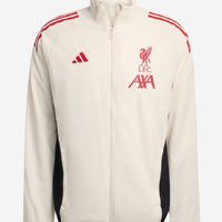 เสื้อแจ็คเก็ตลิเวอร์พูลอาดิดาส 2526 Domestic Training สีขาวของแท้