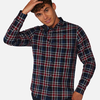 เสื้อโปโลลิเวอร์พูล Check Shirt แขนยาวของแท้