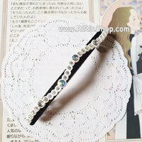 Renachris กิ๊บสปริงแต่งคริสตัล (White)