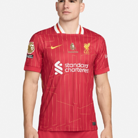 เสื้อลิเวอร์พูลแชมป์พรีเมียร์ลีก 2024/25 รุ่นแฟนบอล อาร์มทองพรีเมียร์ลีก no room for racism ด้านหลัง CHAMPIONS 24/25 ของแท้