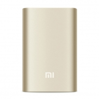 ขาย Xiaomi Mi Power Bank 10000 mAh แบตสำรองชาร์จไว (สีทอง)